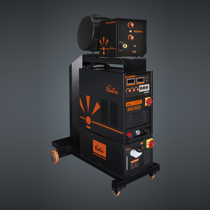 Inverted CO2 gas shielded welding machine