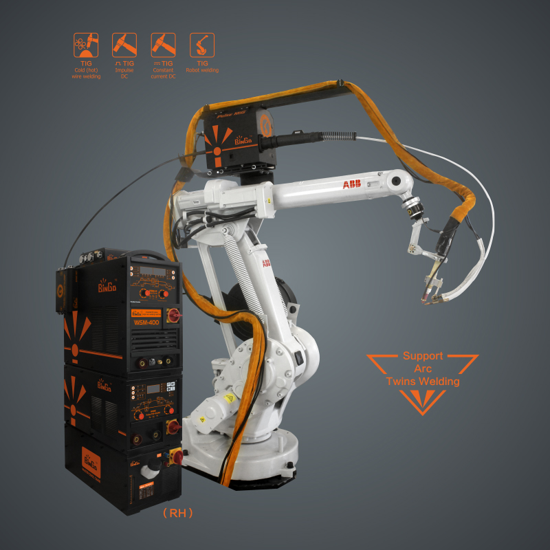 Inverted automatic wire feeding (cold wire / hot wire) DC pulse argon arc welding machine