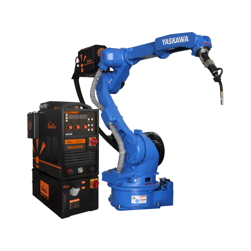 Inverted single pulse MIG/MAG gas shielded welding machine