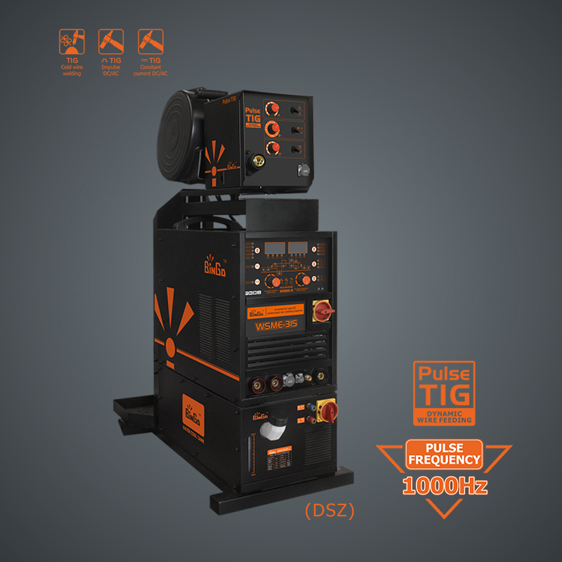 Inverted automatic wire feeding AC/DC pulse argon arc welding machine