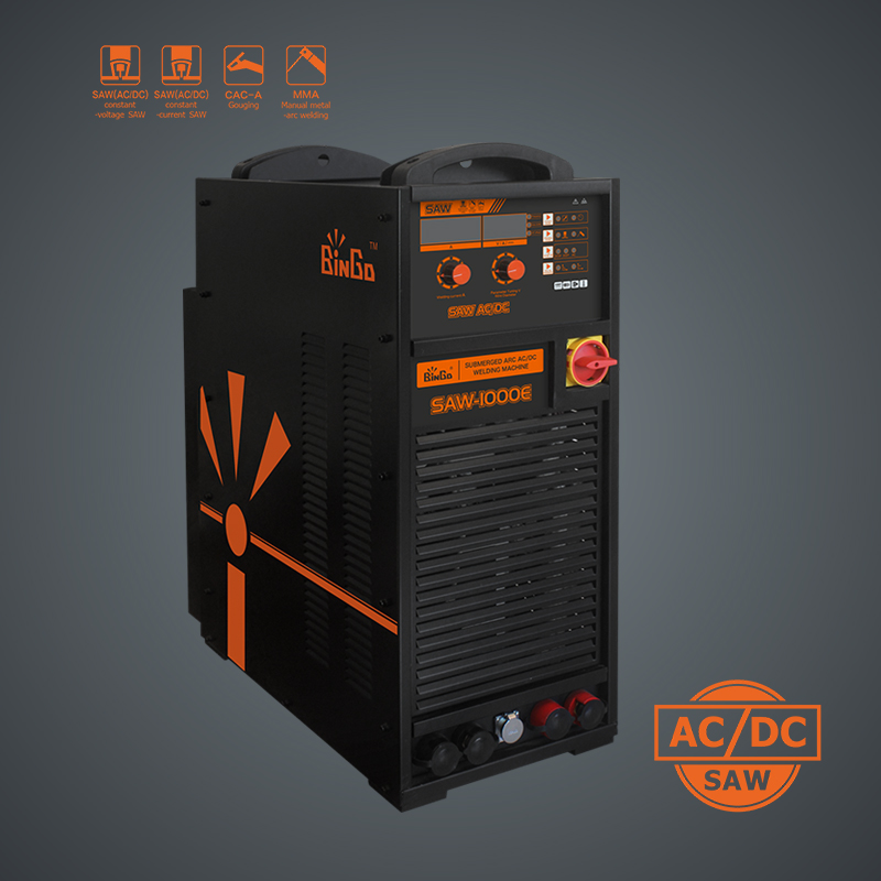 Inverted AC/DC submerged arc welding machine (double characteristics)