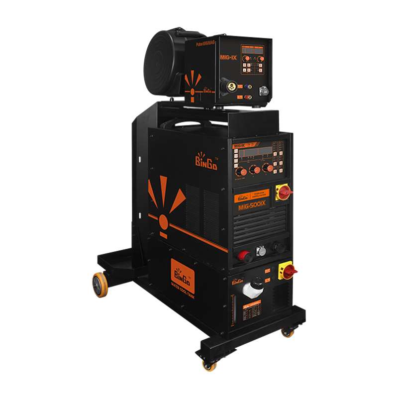 Inverted single pulse MIG/MAG gas shielded welding machine